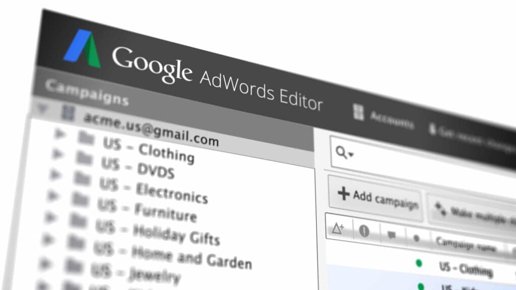 Google Adwords Editor