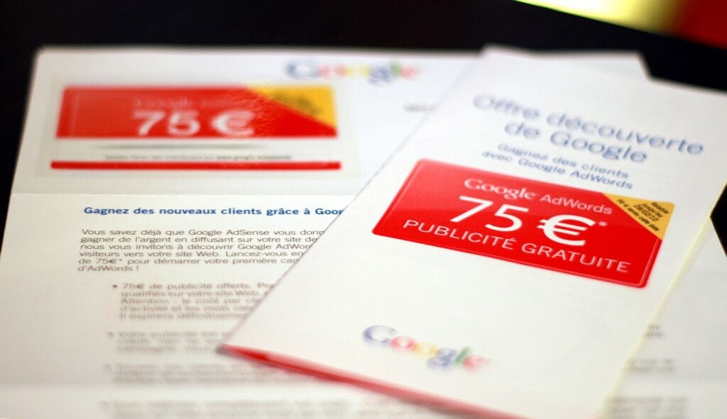 Bénéficier d'un code promo google adwords