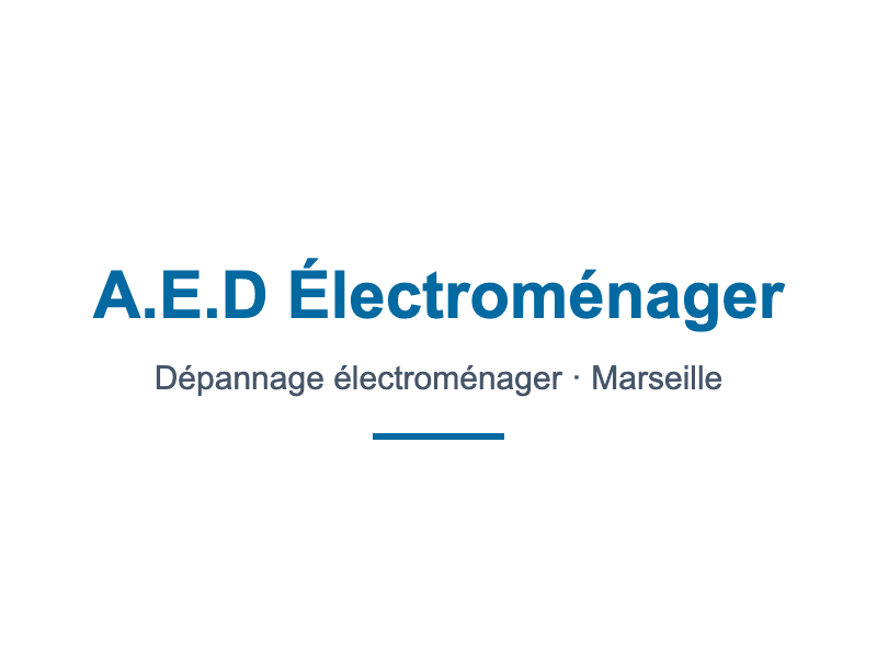 A.E.D Électroménager – logo