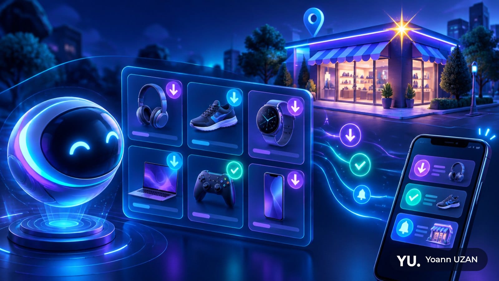 Illustration de la surveillance AI Mode qui détecte les baisses de prix et les retours en stock des produits