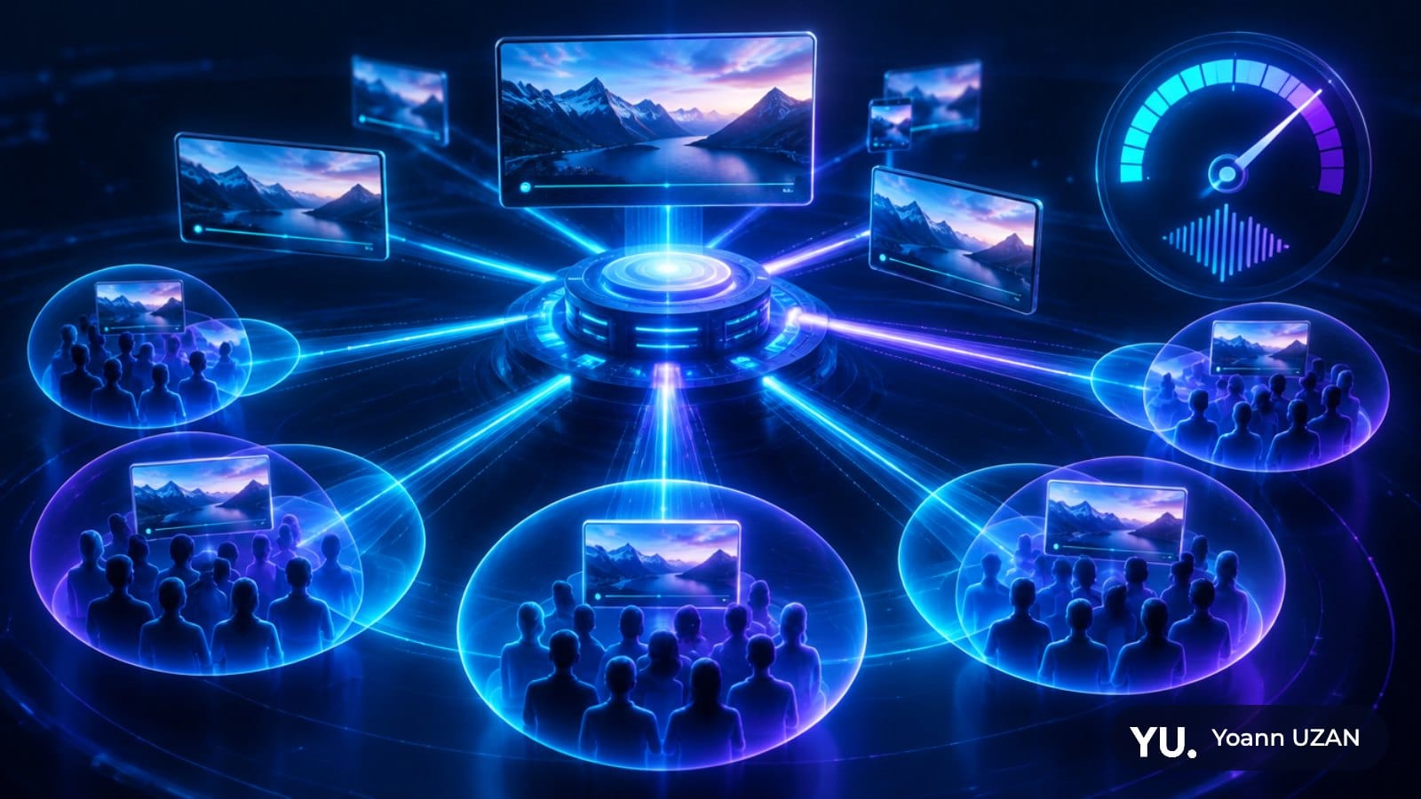 Illustration des groupes de campagnes vidéo Google Ads coordonnant la couverture de plusieurs campagnes YouTube