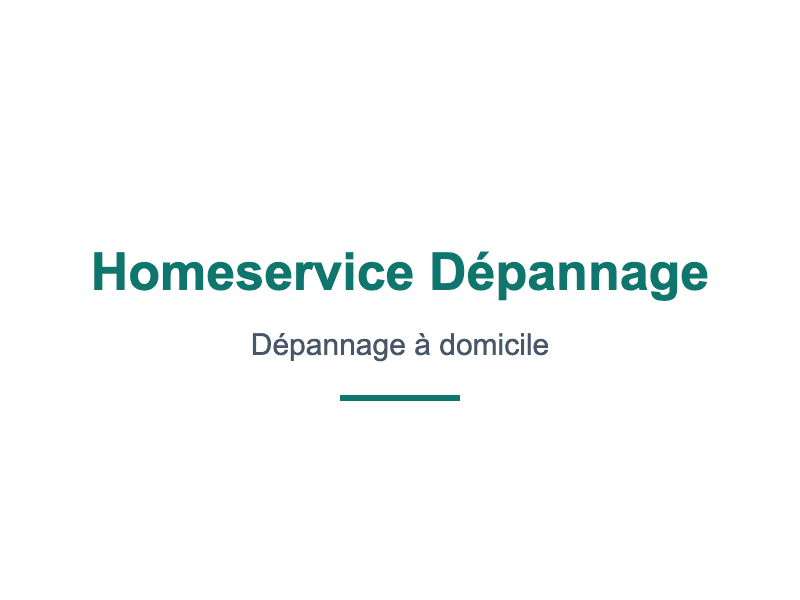 Homeservice Dépannage – logo