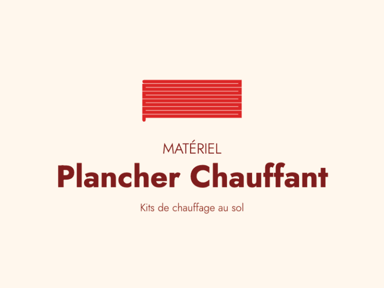 Matériel Plancher Chauffant : kits de chauffage au sol