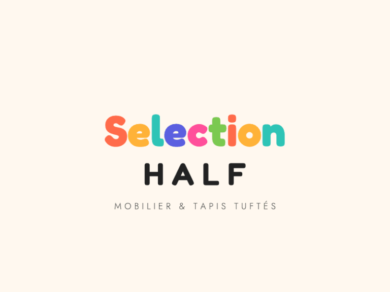 Selection Half : mobilier coloré et tapis tuftés