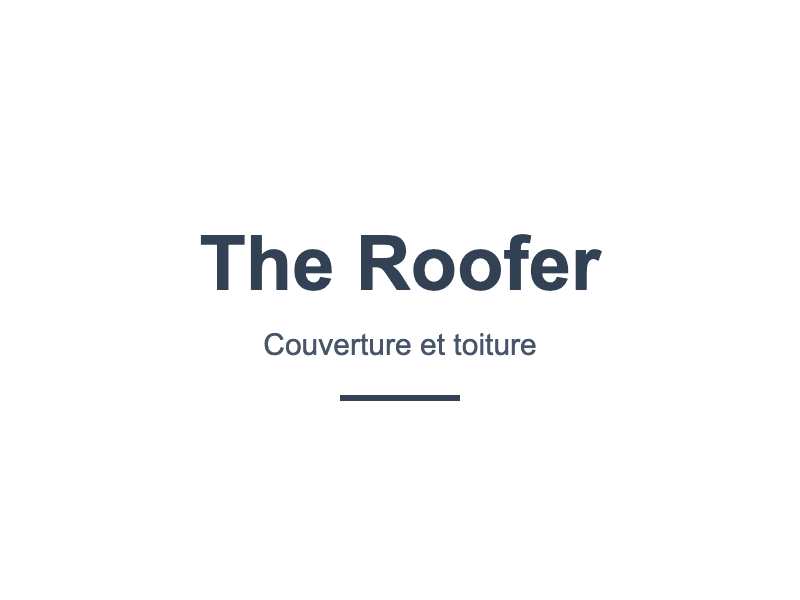 The Roofer – logo